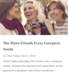 Different Dream Blog: The Three Friends Every Caregiver Needs